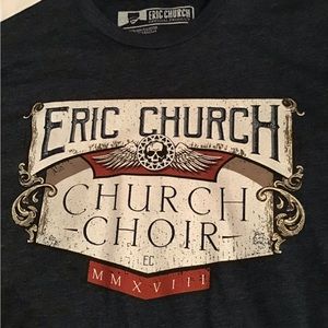Eric Chirch church choir tee navy blue
